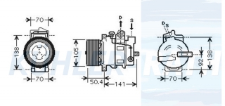 Kompressor passend fr Mercedes-Benz