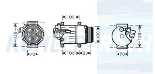 Kompressor passend fr Mercedes-Benz