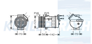 Kompressor passend fr Fiat