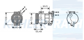 Kompressor passend fr Citroen