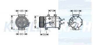 Kompressor passend fr Citroen