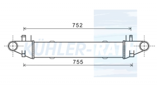 Ladeluftkhler passend fr Mercedes-Benz
