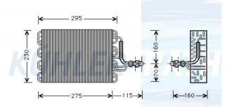 Verdampfer passend fr VW