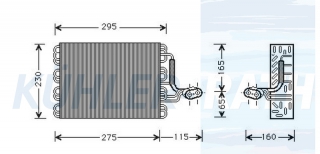 Verdampfer passend fr Seat/VW