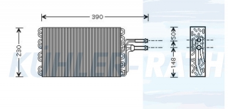 Verdampfer passend fr VW