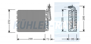 Verdampfer passend fr Alfa/Fiat/Lancia