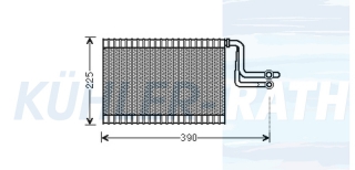 Verdampfer passend fr BMW