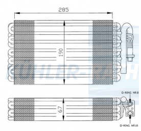 Verdampfer passend fr BMW