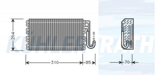 Verdampfer passend fr BMW