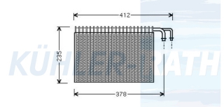 Verdampfer passend fr BMW
