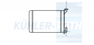 Heizkhler passend fr Renault