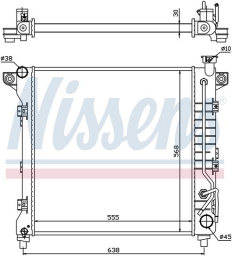 Wasserkhler passend fr Dodge