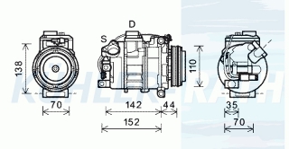 Kompressor passend fr BMW