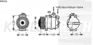 Kompressor passend fr Mercedes-Benz