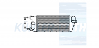 Ladeluftkhler passend fr Fiat