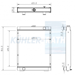 Wasserkhler passend fr Mitsubishi