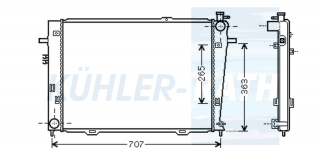 Wasserkhler passend fr Hyundai/Kia