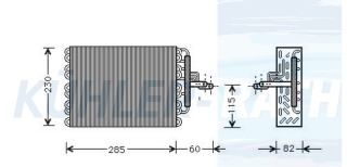 Verdampfer passend fr Peugeot