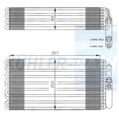 Verdampfer passend fr Mercedes