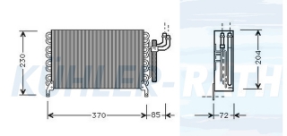 Verdampfer passend fr Mercedes