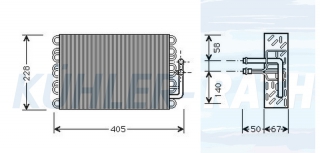 Verdampfer passend fr Mercedes