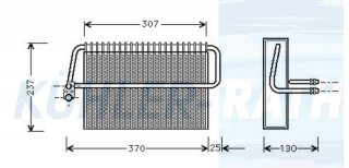 Verdampfer passend fr Mercedes