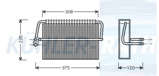 Verdampfer passend fr Mercedes