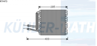 Verdampfer passend fr Renault