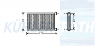 Heizkhler passend fr BMW