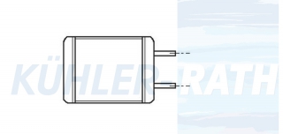 Heizkhler passend fr Mazda