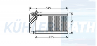 Heizkhler passend fr Kia