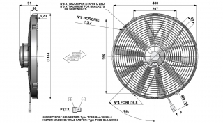 Ventilator passend fr Comex