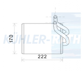 Heizkhler passend fr Kia