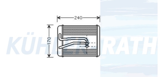Heizkhler passend fr Hyundai