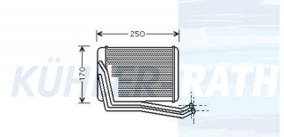 Heizkhler passend fr Hyundai