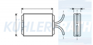 Heizkhler passend fr Volvo
