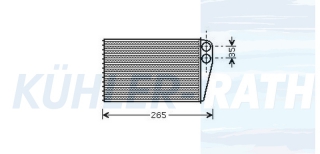 Heizkhler passend fr Renault