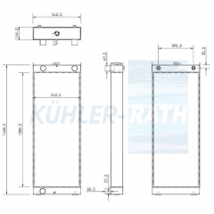 Wasserkhler passend fr Komatsu
