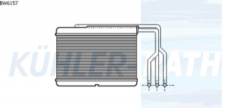 Heizkhler passend fr BMW