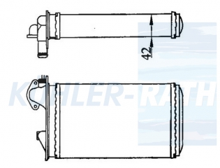 Heizkhler passend fr VW/Audi