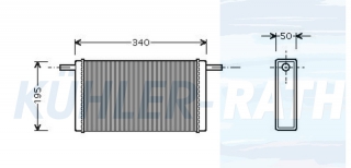 Heizkhler passend fr MAN/VW