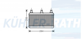 Heizkhler passend fr BMW