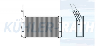 Heizkhler passend fr BMW
