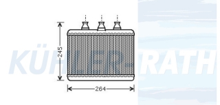 Heizkhler passend fr BMW