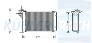 Heizkhler passend fr BMW