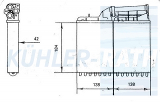 Heizkhler passend fr BMW