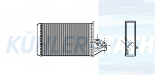Heizkhler passend fr BMW