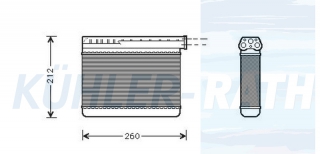 Heizkhler passend fr BMW