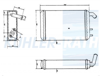 Heizkhler passend fr Fiat/Seat