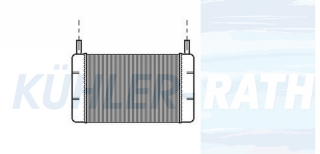 Heizkhler passend fr Opel